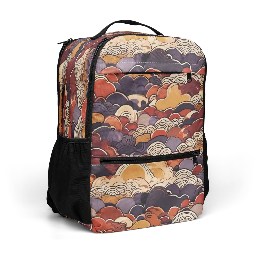 Autumn Wavecrest on Utility Backpack — Right Front