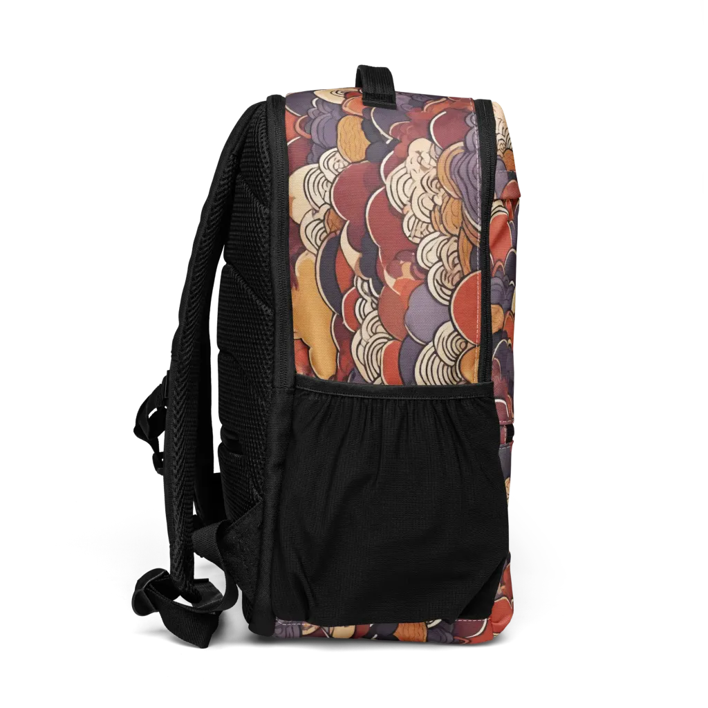 Autumn Wavecrest on Utility Backpack — Right