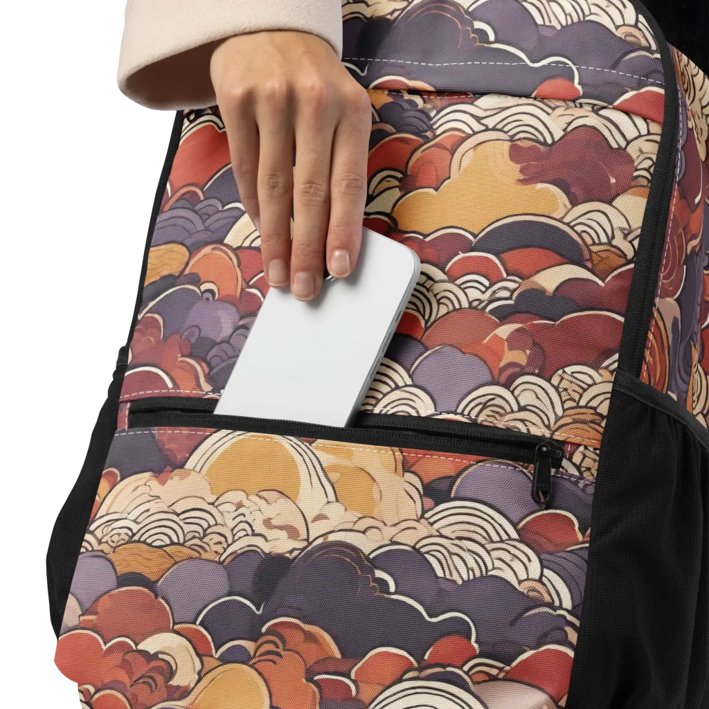 Autumn Wavecrest on Utility Backpack — Product details