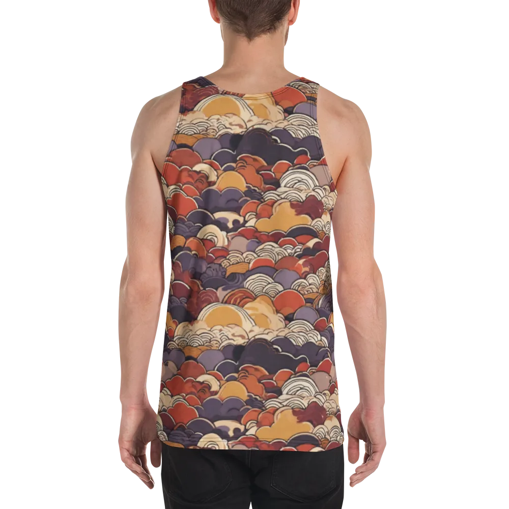 Autumn Wavecrest on Men's Tank Top — Back