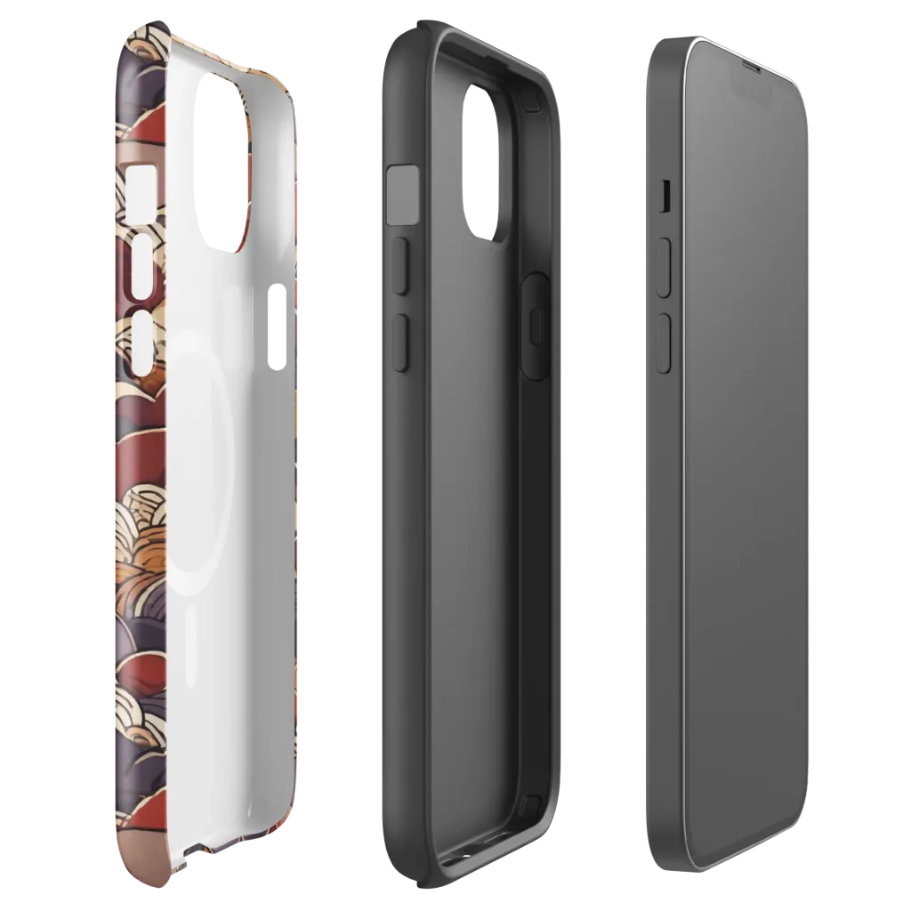 Autumn Wavecrest on MagSafe Tough Case for iPhone® — Front