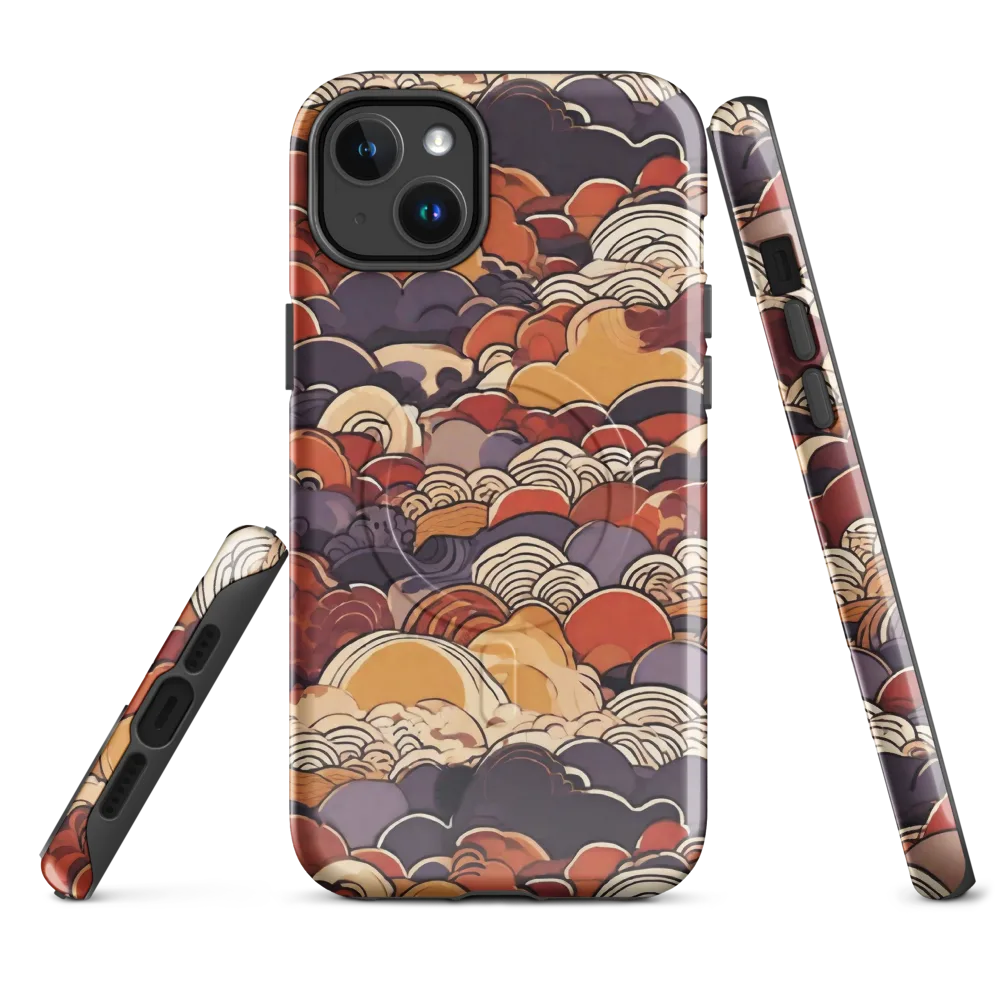 Autumn Wavecrest on MagSafe Tough Case for iPhone® — Front
