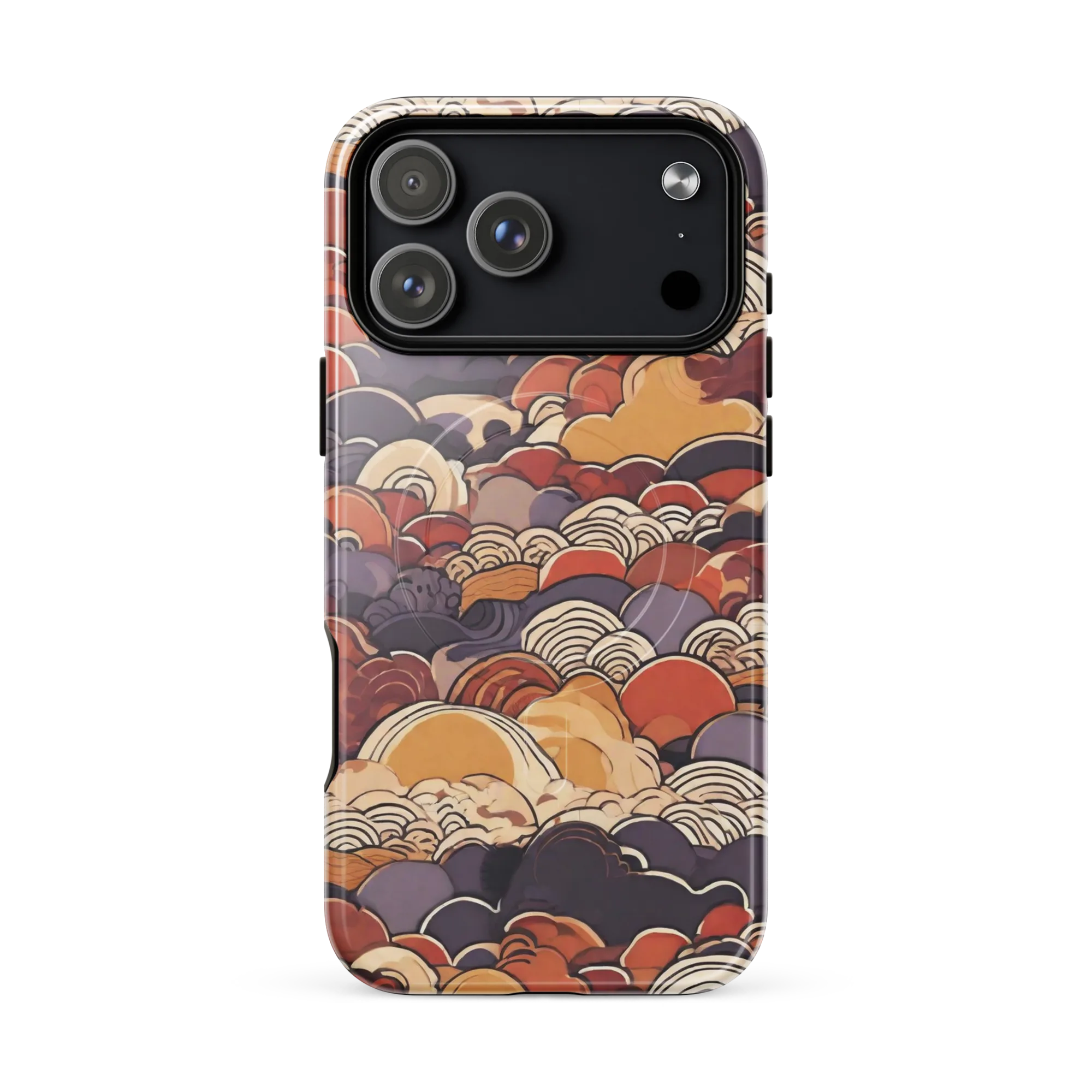 Autumn Wavecrest on MagSafe Tough Case for iPhone® — Front