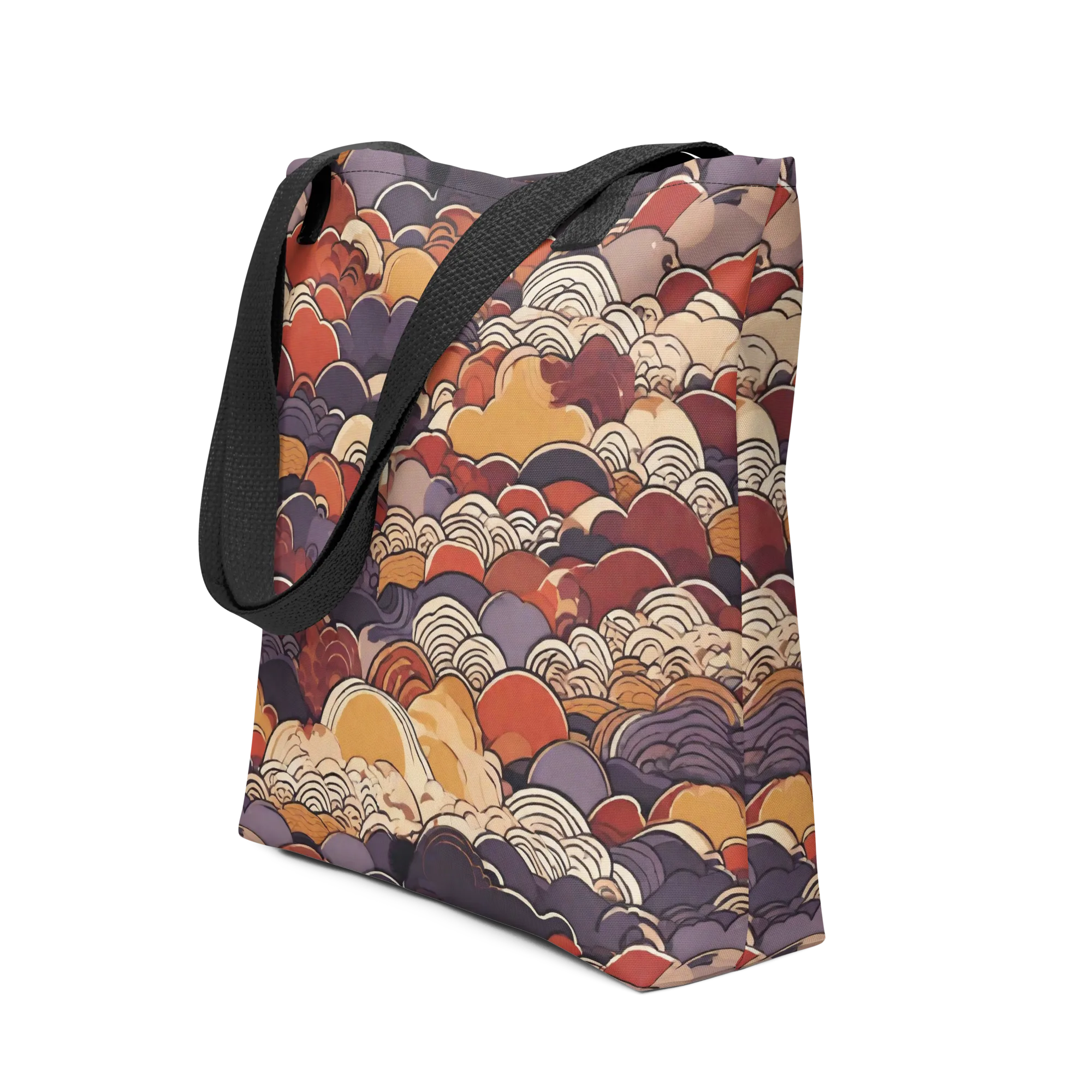 Autumn Wavecrest on Tote Bag — Front