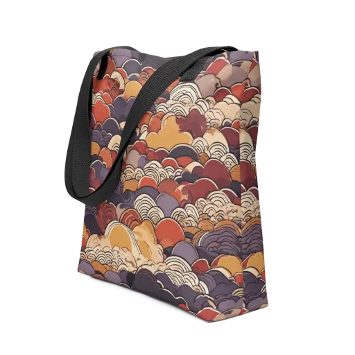 Autumn Wavecrest on a Tote Bag