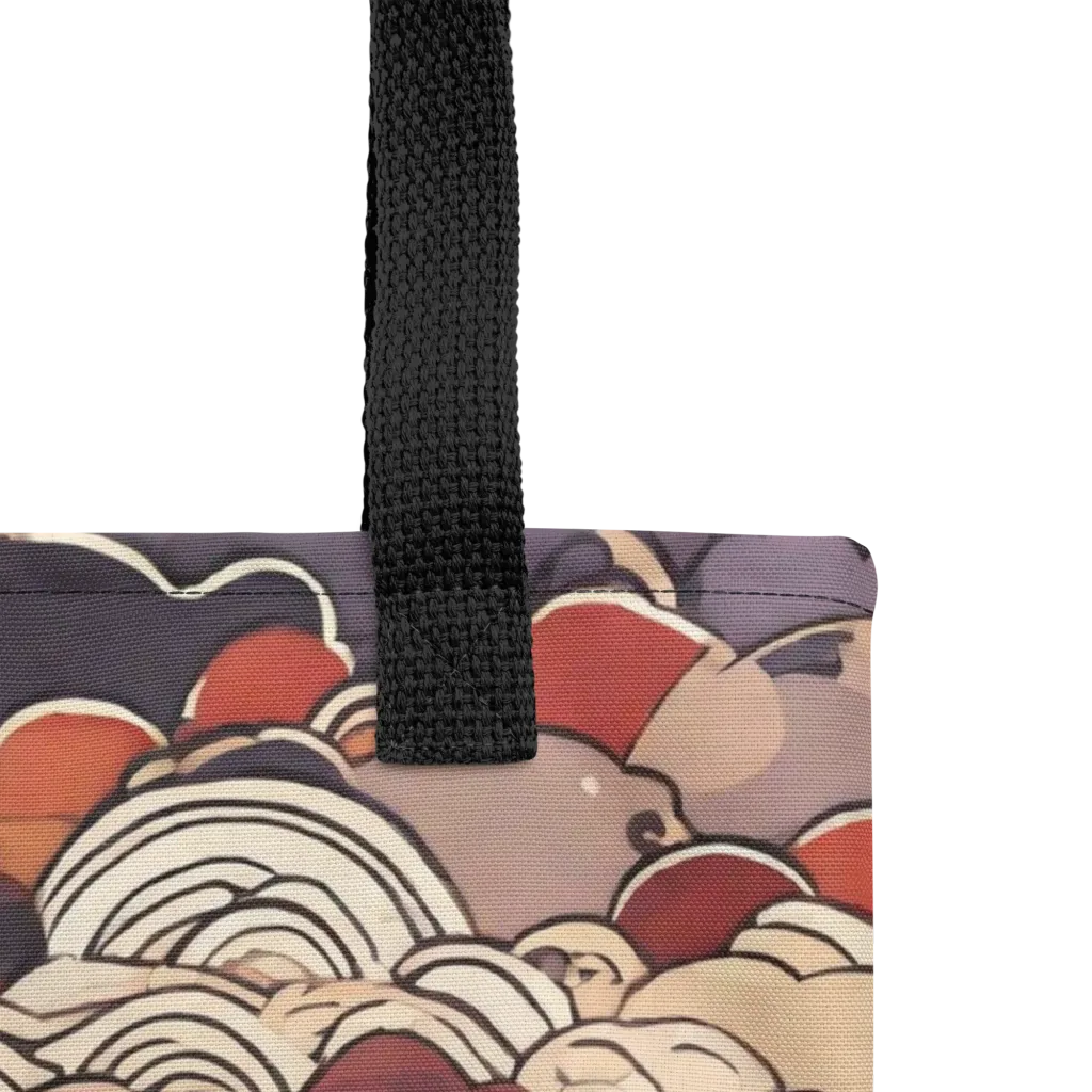 Autumn Wavecrest on Tote Bag — Product details