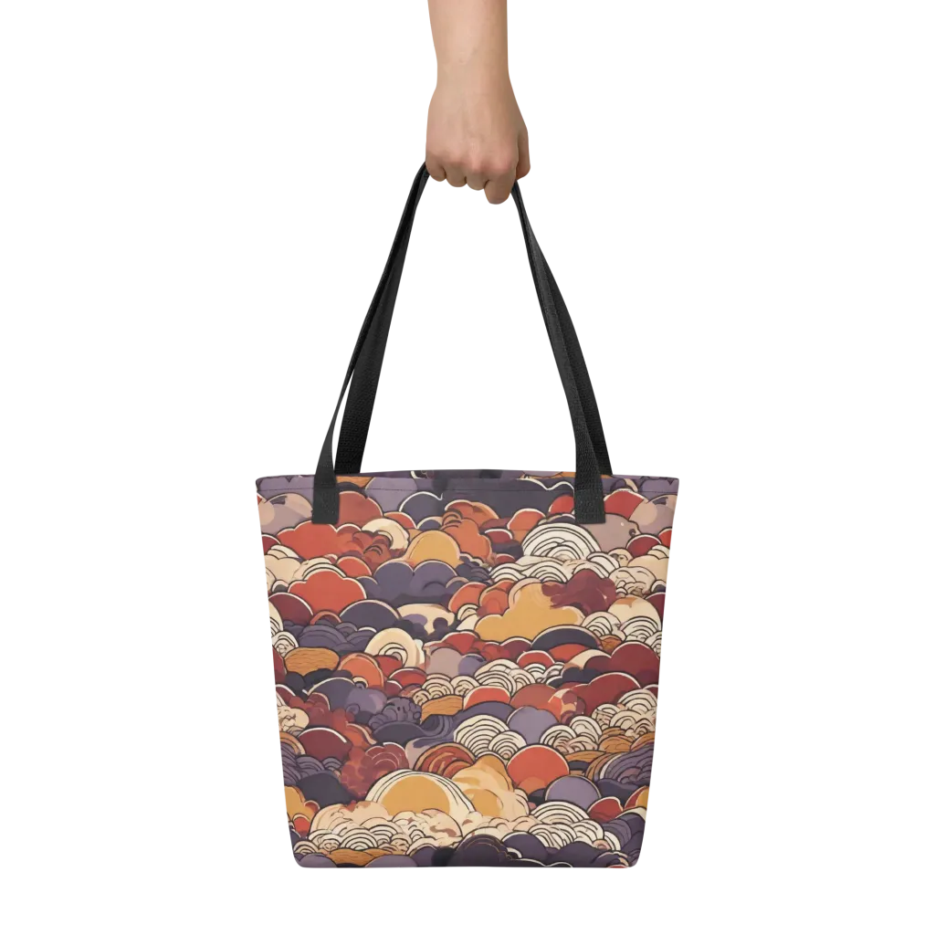 Autumn Wavecrest on Tote Bag — Front