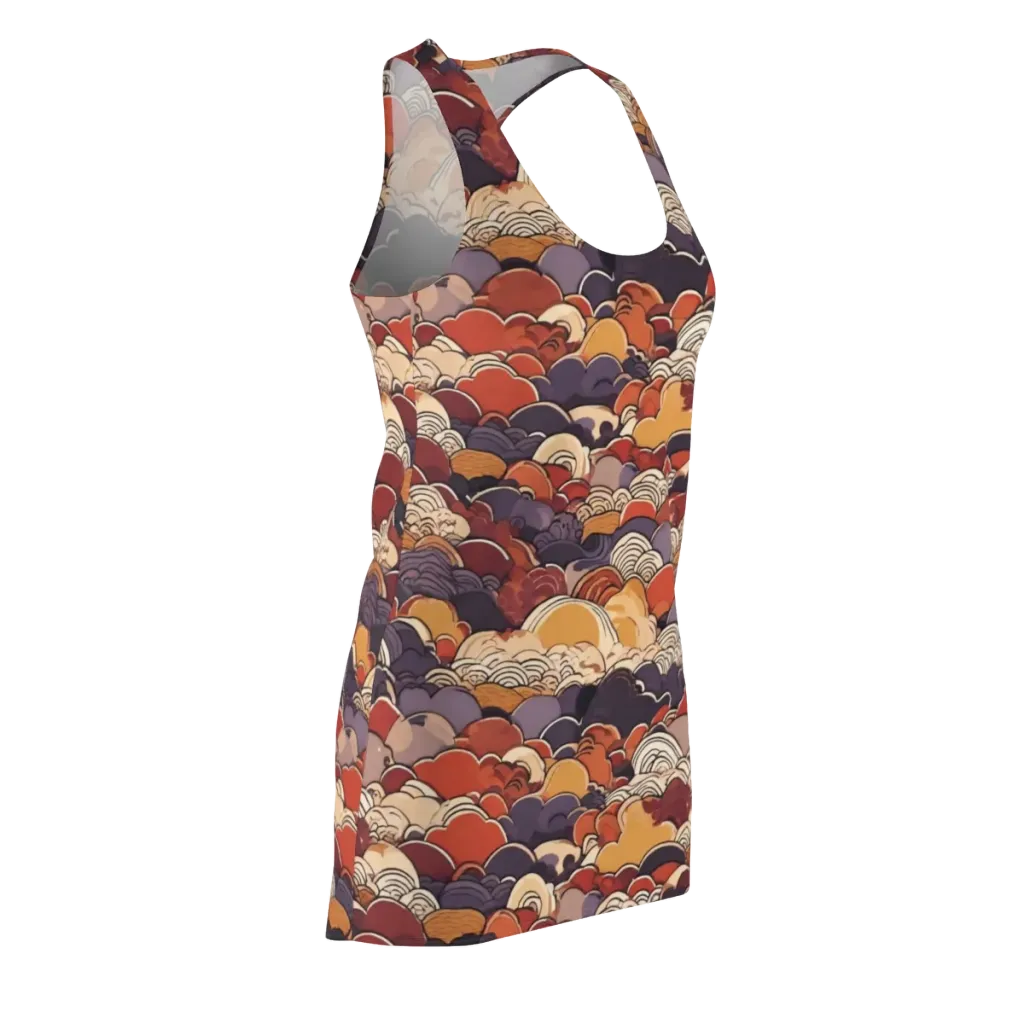 Autumn Wavecrest on Racerback Dress — Front Side