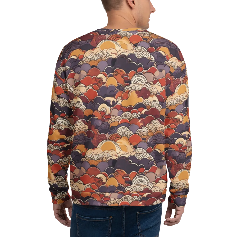 Autumn Wavecrest on Sweatshirt — Back