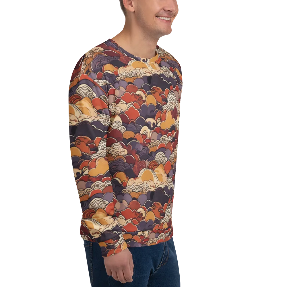 Autumn Wavecrest on Sweatshirt — Right Front