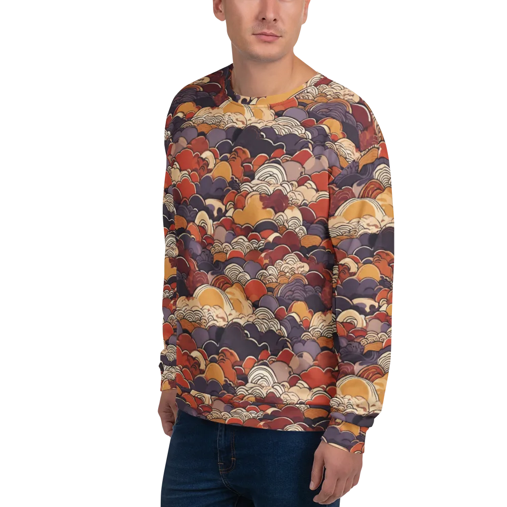 Autumn Wavecrest on Sweatshirt — Left Front