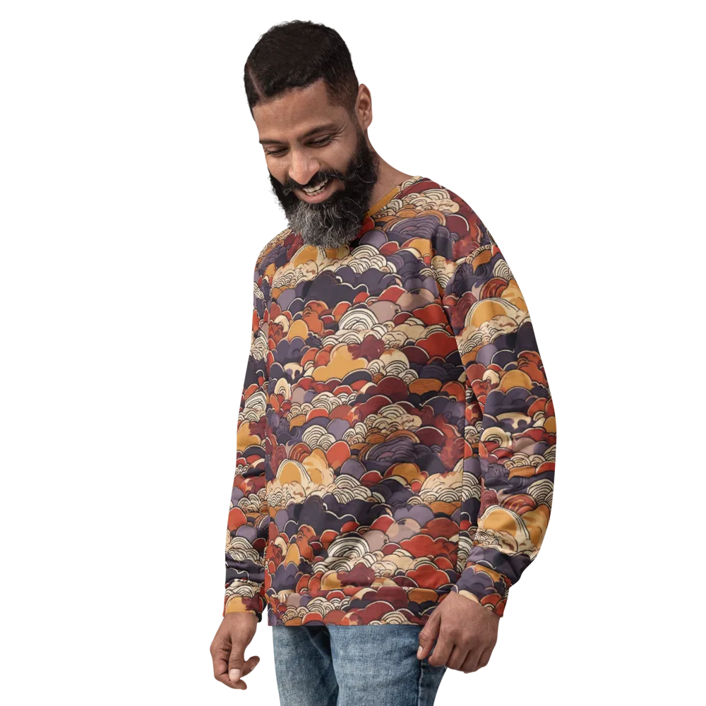 Autumn Wavecrest on Sweatshirt — Left Front