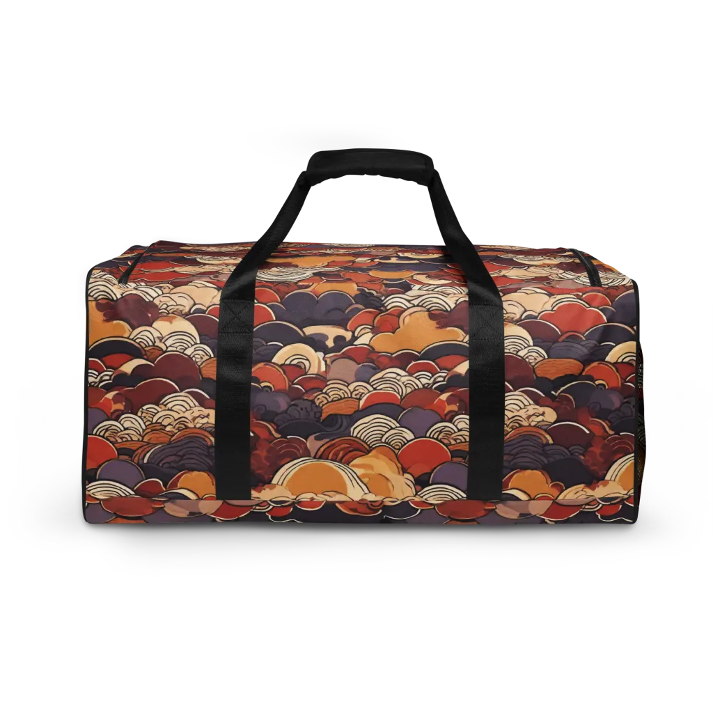 Autumn Wavecrest on Duffle Bag — Back