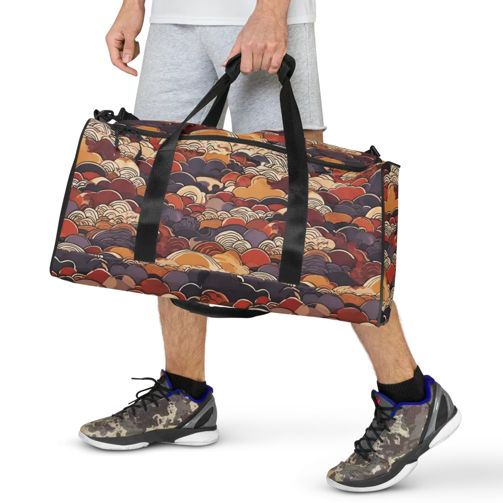 Autumn Wavecrest on Duffle Bag — Front
