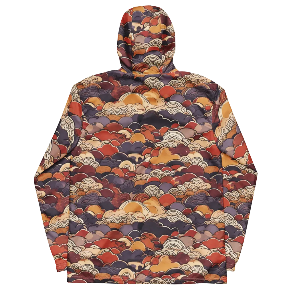 Autumn Wavecrest on Men's Windbreaker — Back