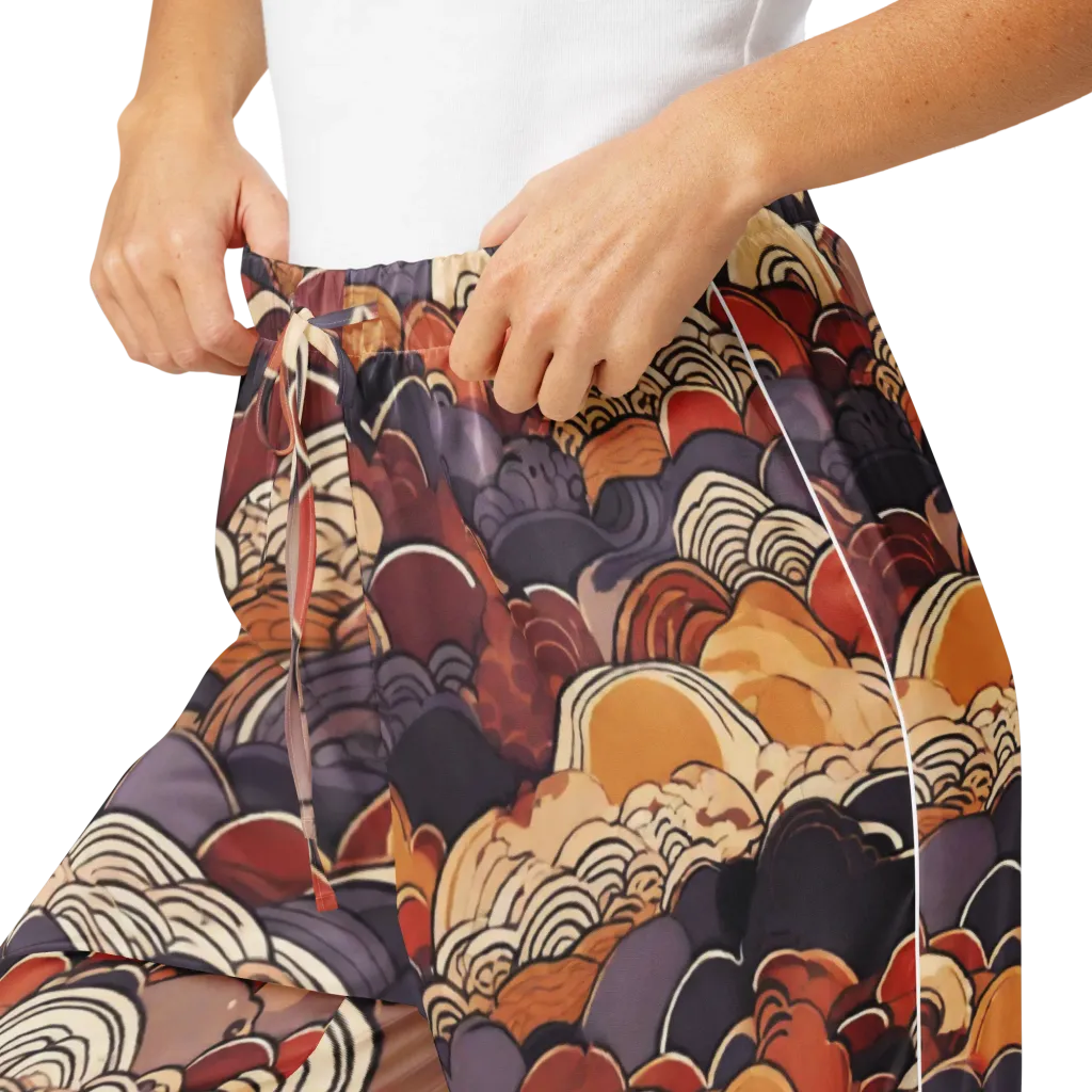 Autumn Wavecrest on Women's Pajama Pants — Product details
