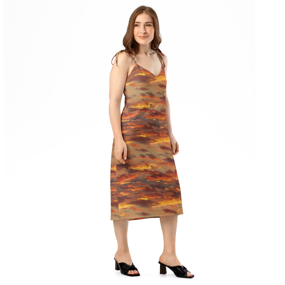 Saffron Tempest on Slip Dress — Right Front