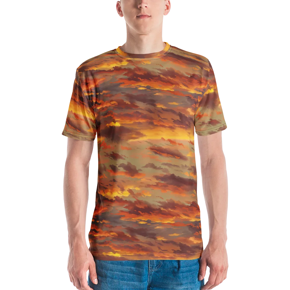 Saffron Tempest on Men's Crew Neck T-Shirt — Front