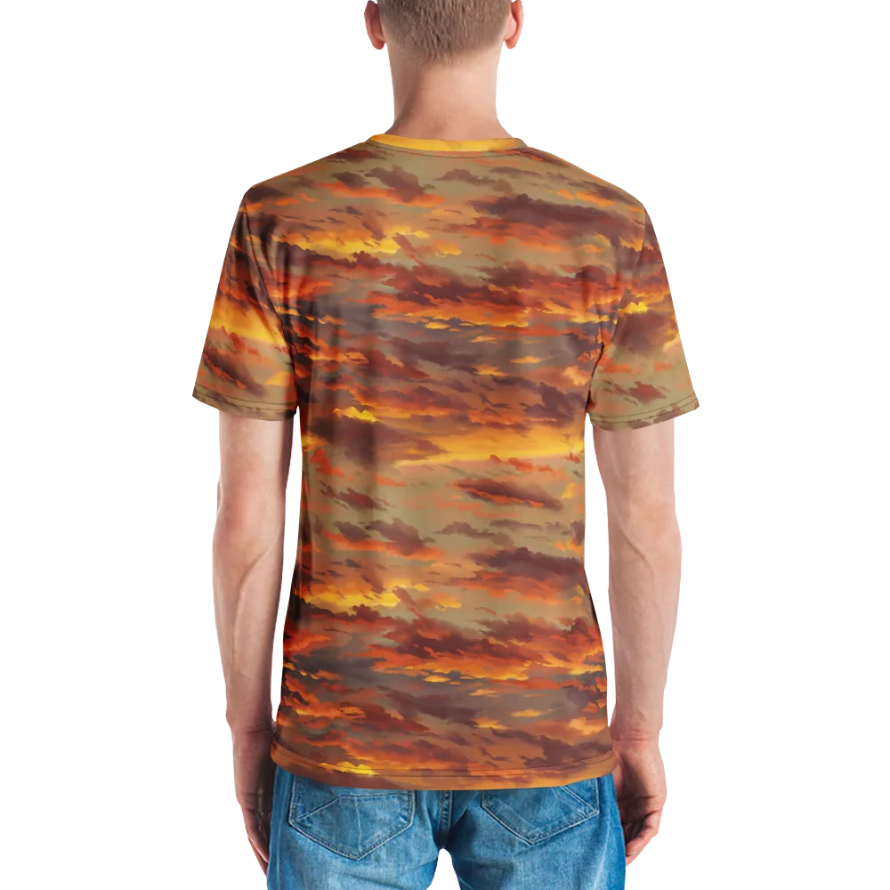 Saffron Tempest on Men's Crew Neck T-Shirt — Back