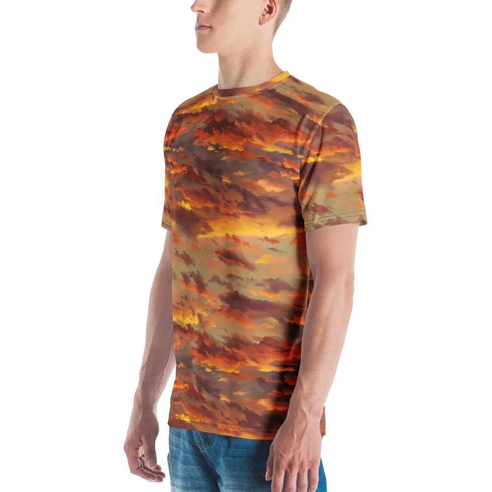 Saffron Tempest on Men's Crew Neck T-Shirt — Left