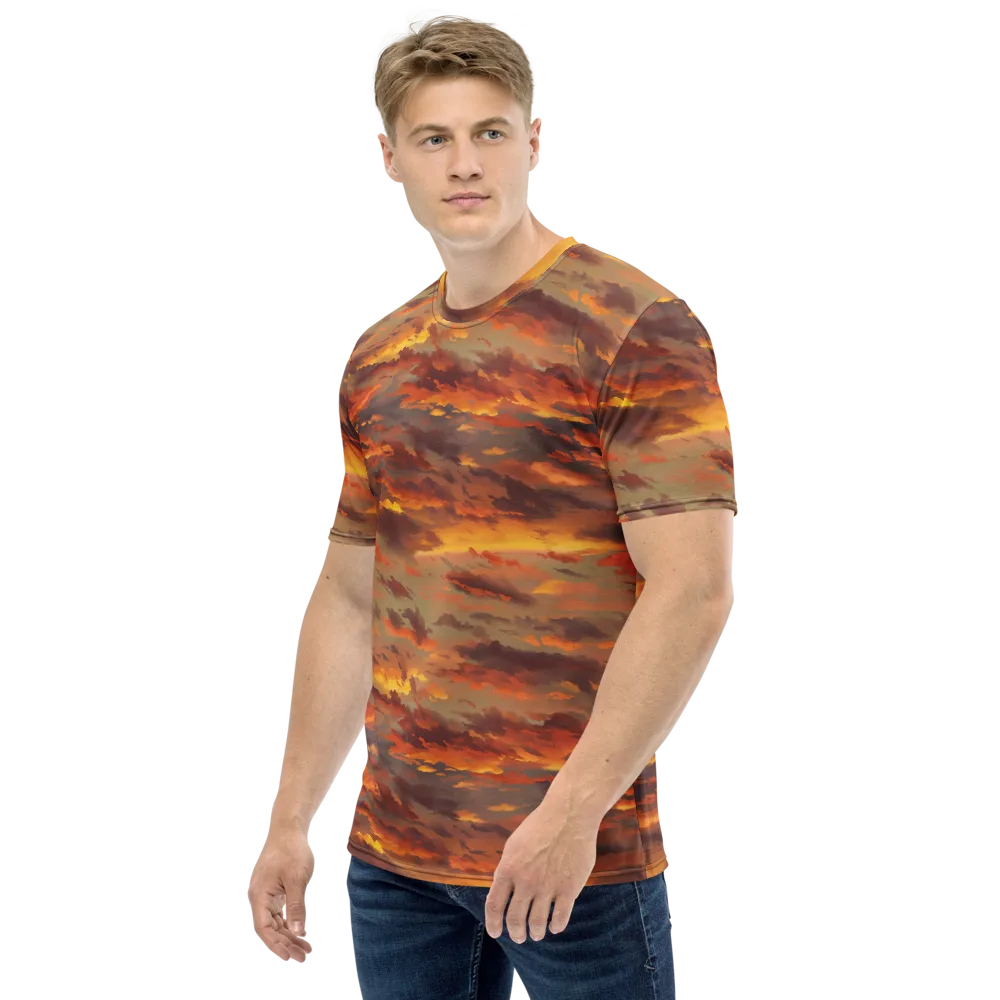 Saffron Tempest on Men's Crew Neck T-Shirt — Left