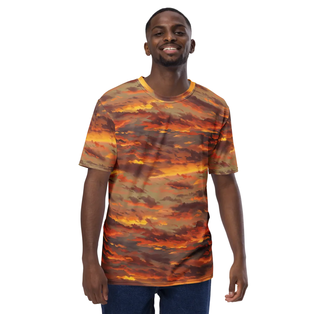 Saffron Tempest on Men's Crew Neck T-Shirt — Front