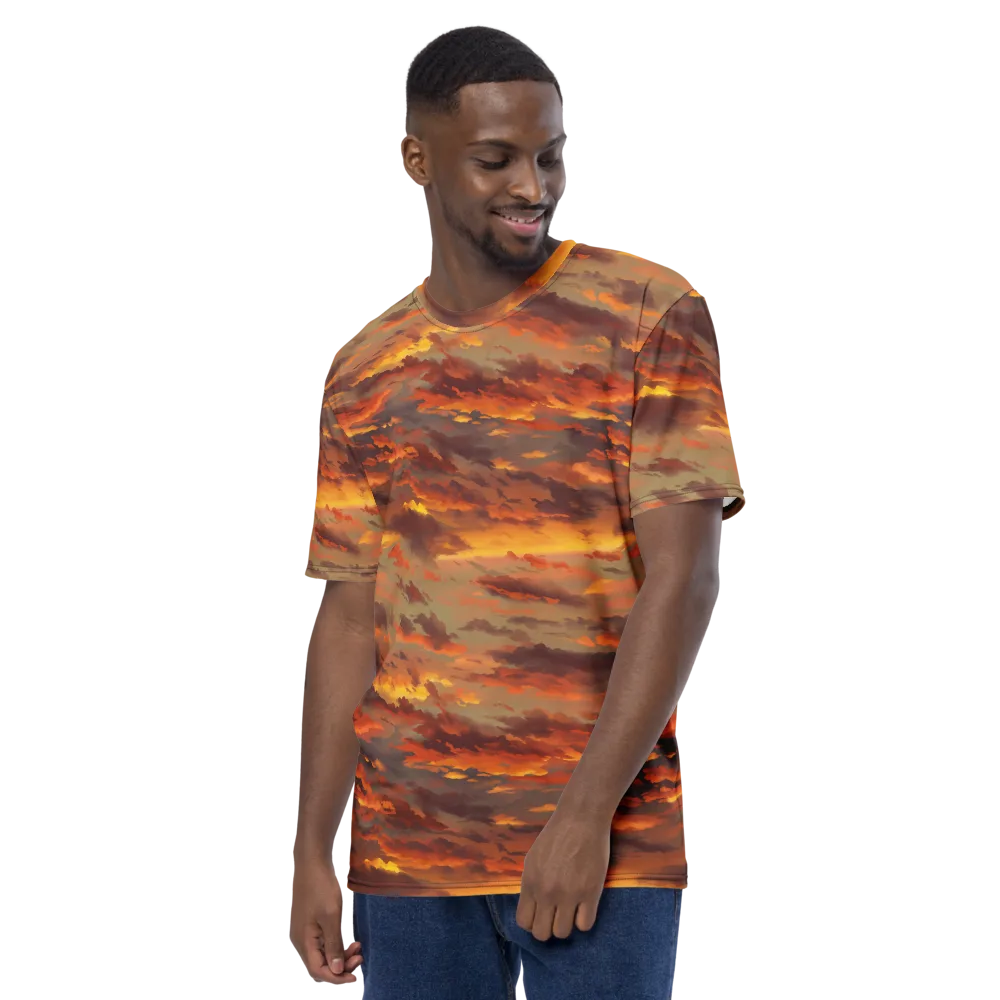Saffron Tempest on Men's Crew Neck T-Shirt — Left