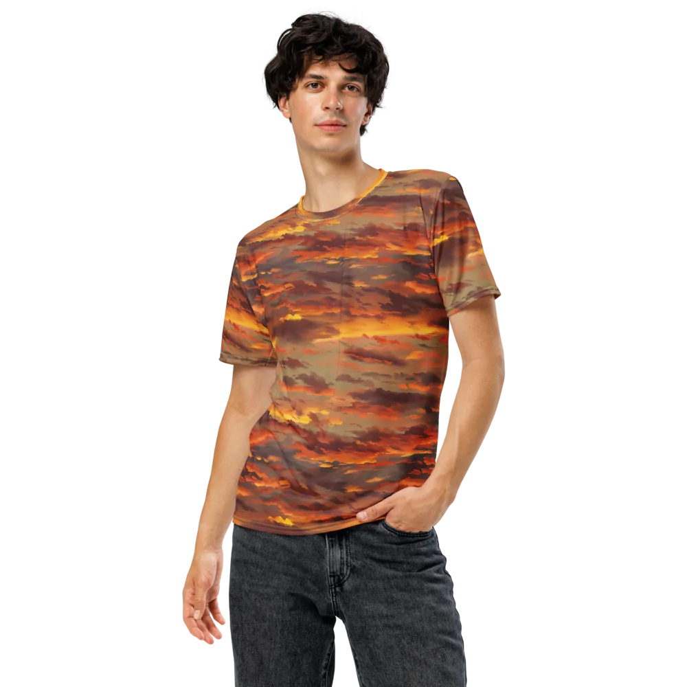 Saffron Tempest on Men's Crew Neck T-Shirt — Front