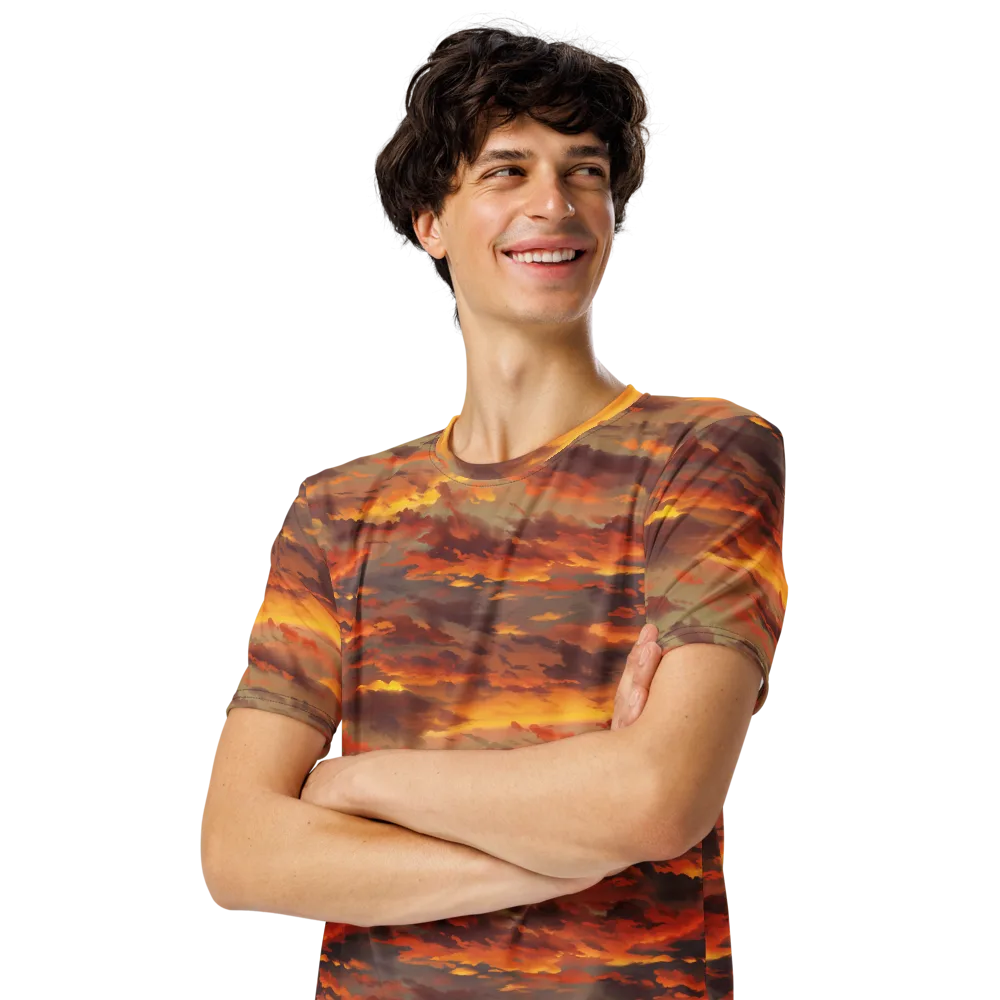 Saffron Tempest on Men's Crew Neck T-Shirt — Left Front