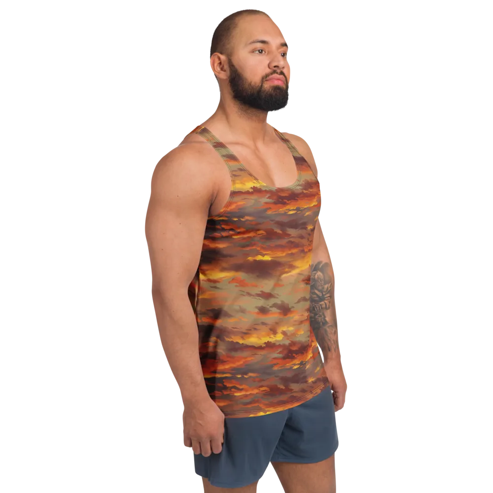 Saffron Tempest on Men's Tank Top — Right Front