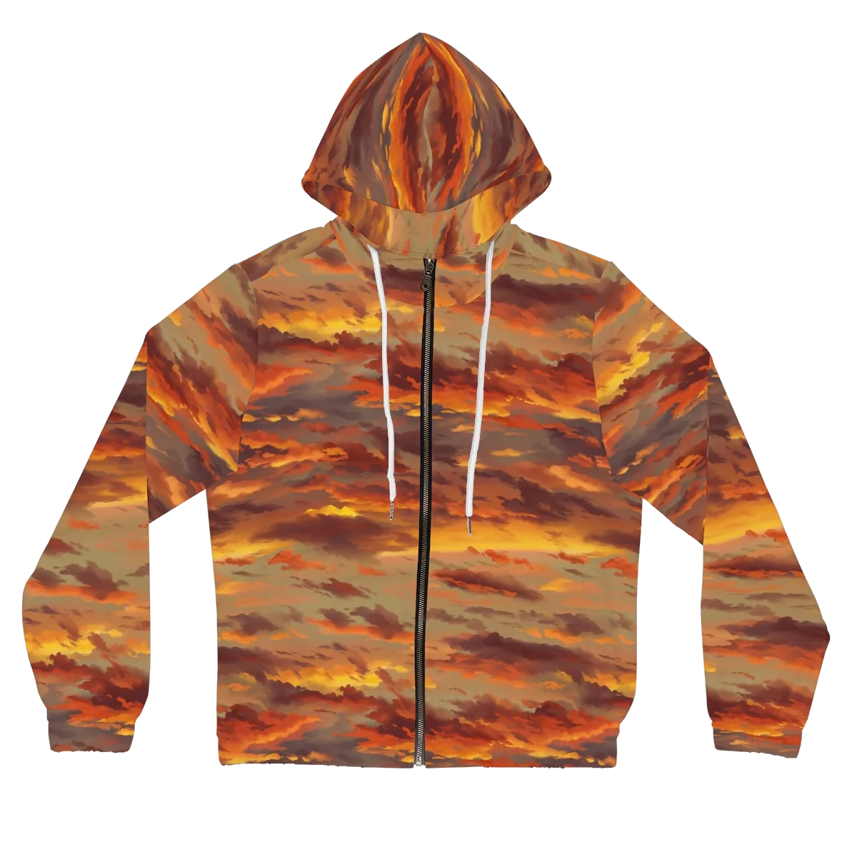 Saffron Tempest on Women's Full-Zip Hoodie — Front