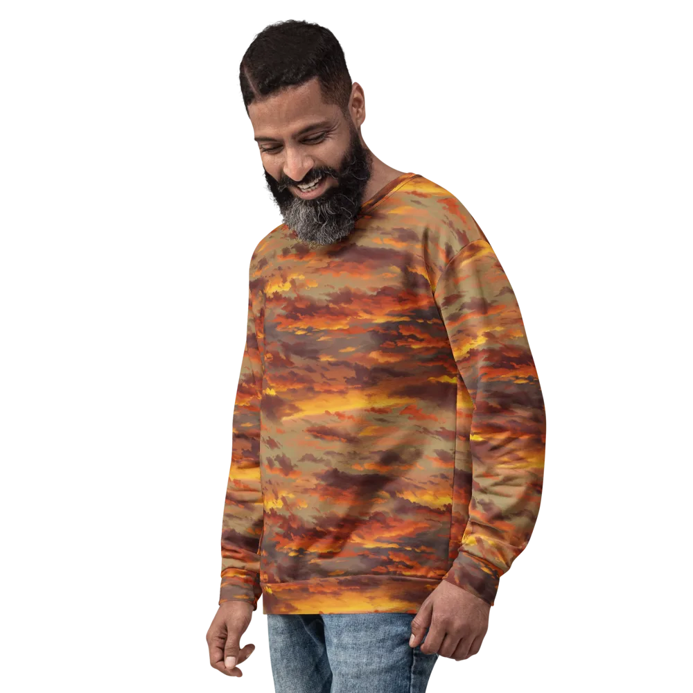 Saffron Tempest on Sweatshirt — Left Front