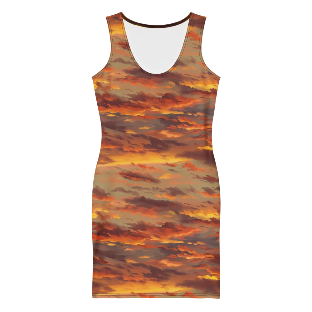 Saffron Tempest on Bodycon Dress — Front