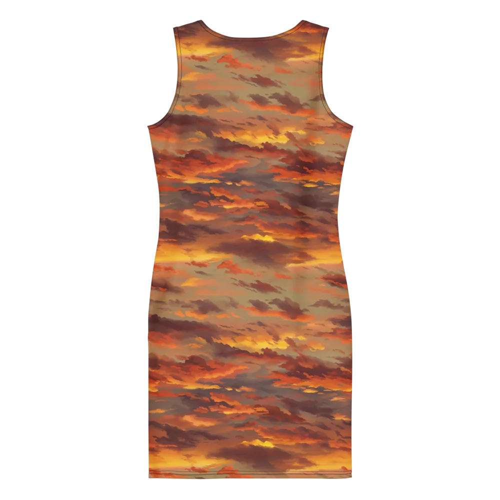 Saffron Tempest on Bodycon Dress — Back