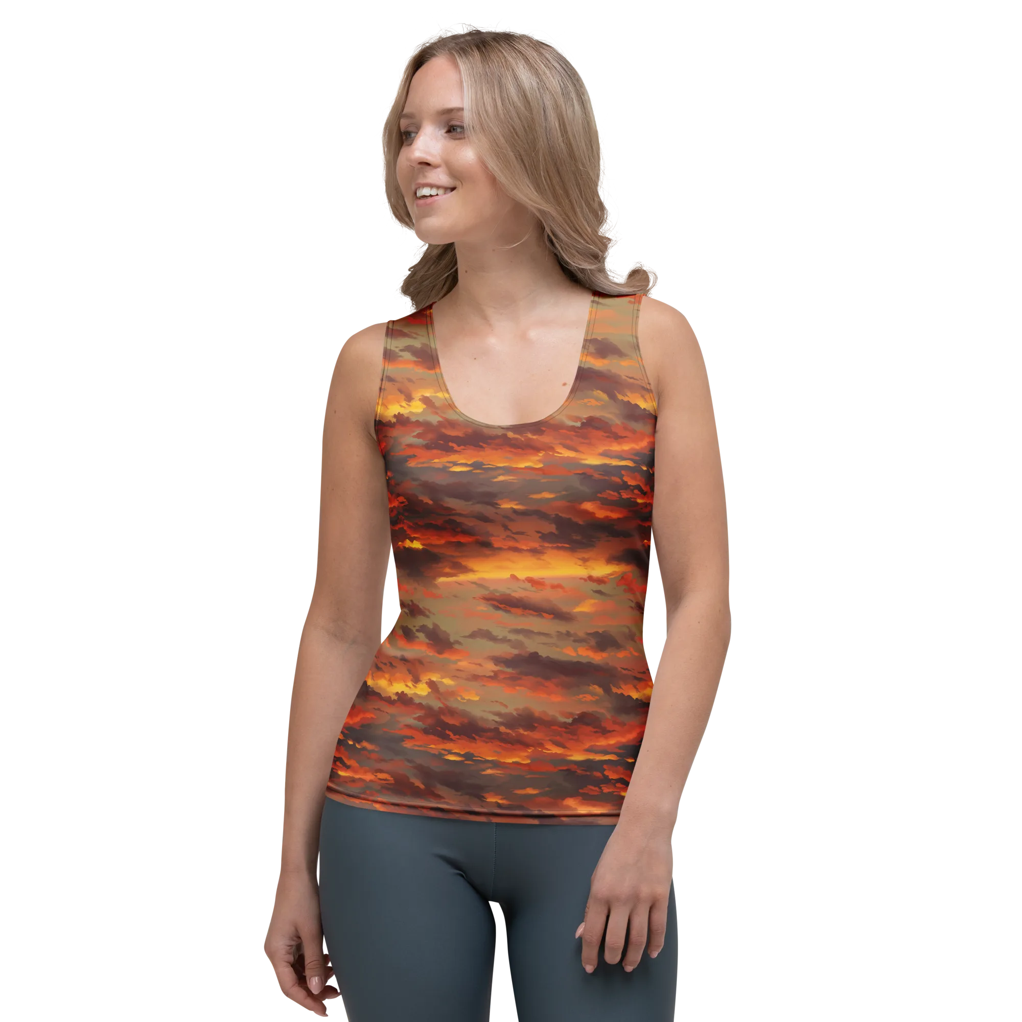 Saffron Tempest on Women's Tank Top — Front