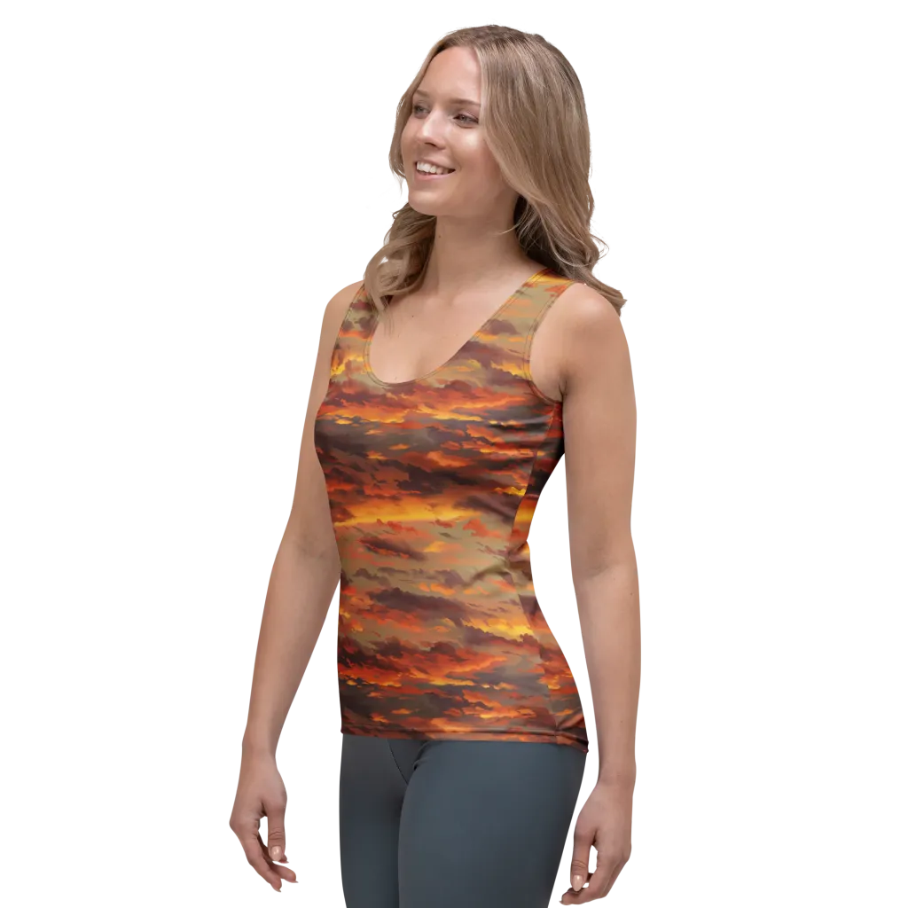 Saffron Tempest on Women's Tank Top — Left Front