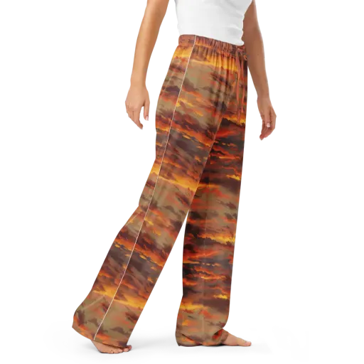 Saffron Tempest on a Women's Pajama Pants