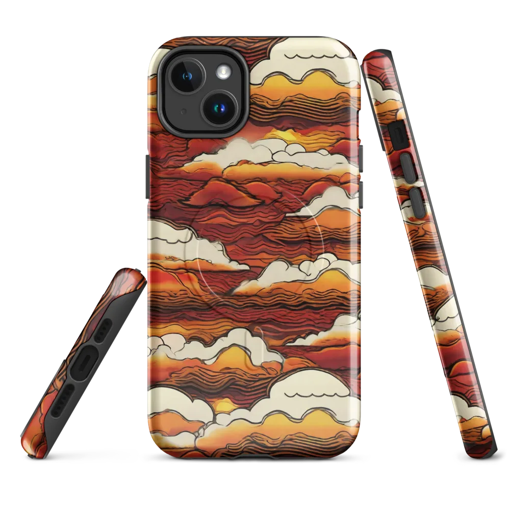 Inferno Skies on MagSafe Tough Case for iPhone® — Front