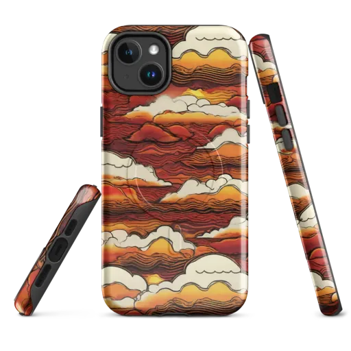 Inferno Skies on a MagSafe Tough Case for iPhone®
