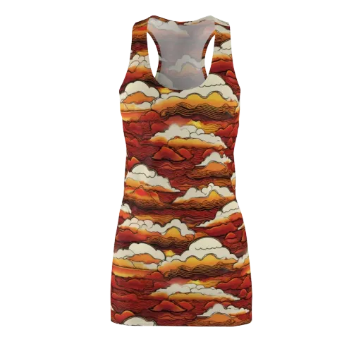 Inferno Skies on a Racerback Dress