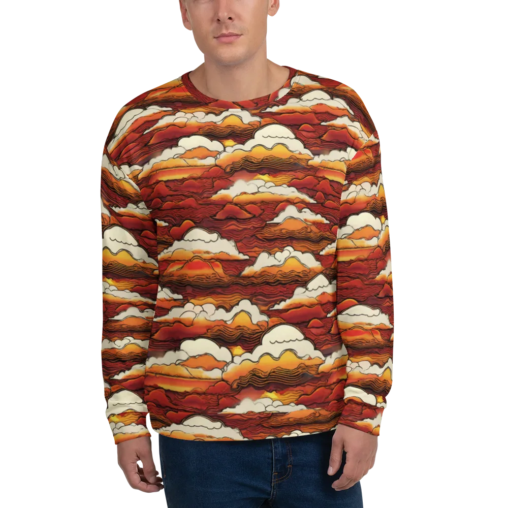 Inferno Skies on Sweatshirt — Front