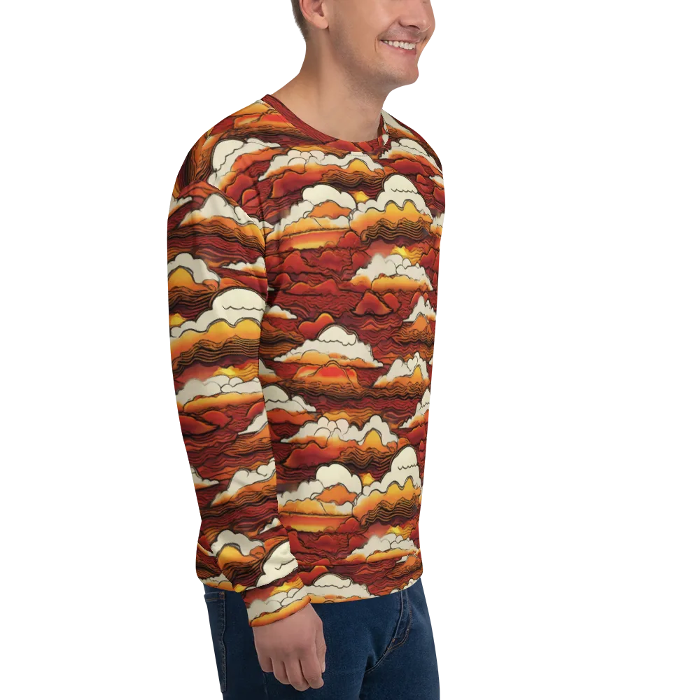 Inferno Skies on Sweatshirt — Right Front
