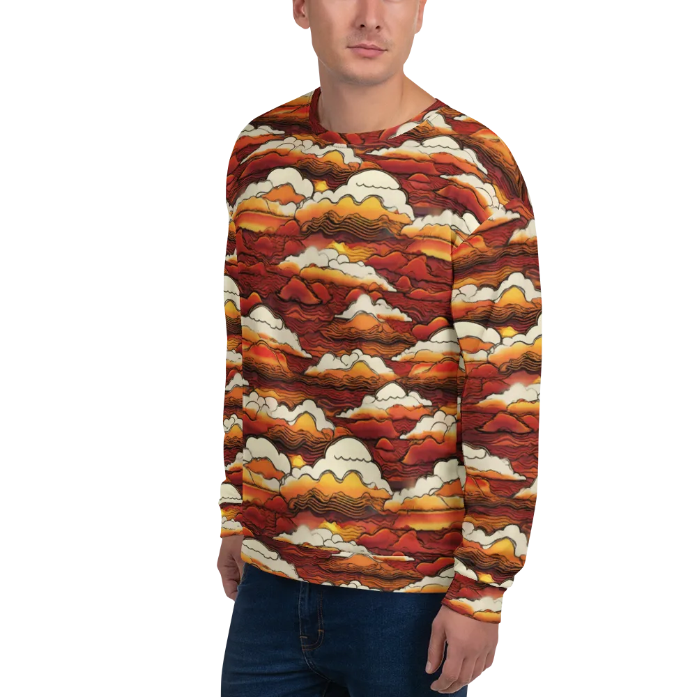 Inferno Skies on Sweatshirt — Left Front