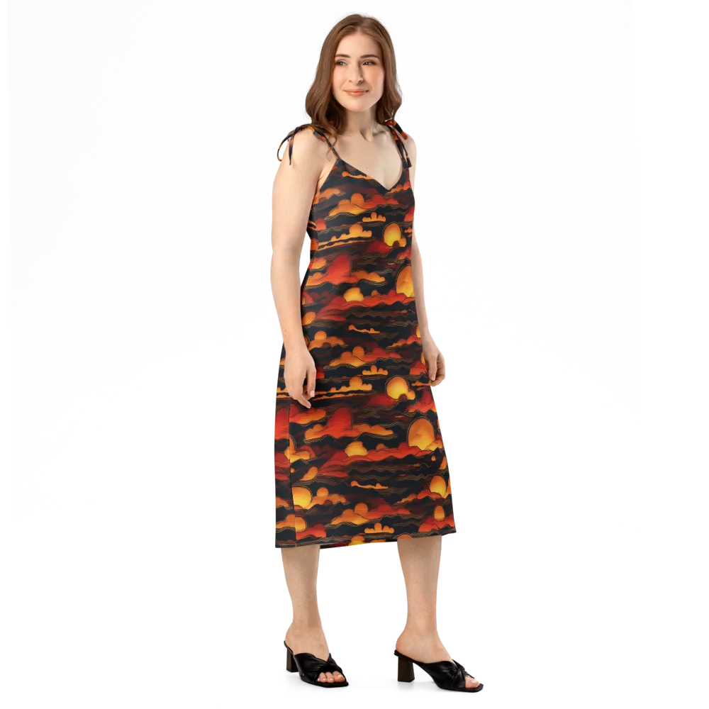 Ember Moon Tides on Slip Dress — Right Front