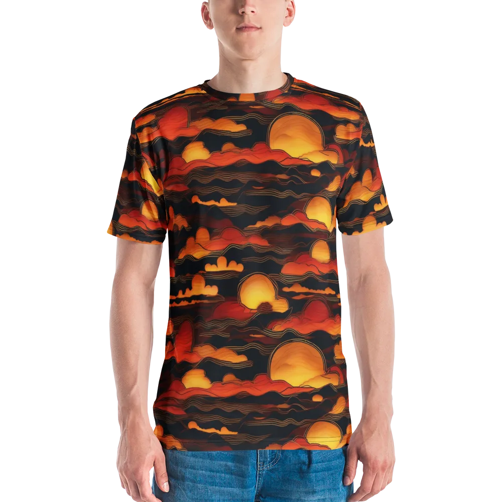 Ember Moon Tides on Men's Crew Neck T-Shirt — Front