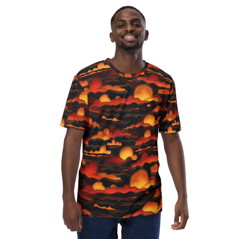 Ember Moon Tides on Men's Crew Neck T-Shirt — Front