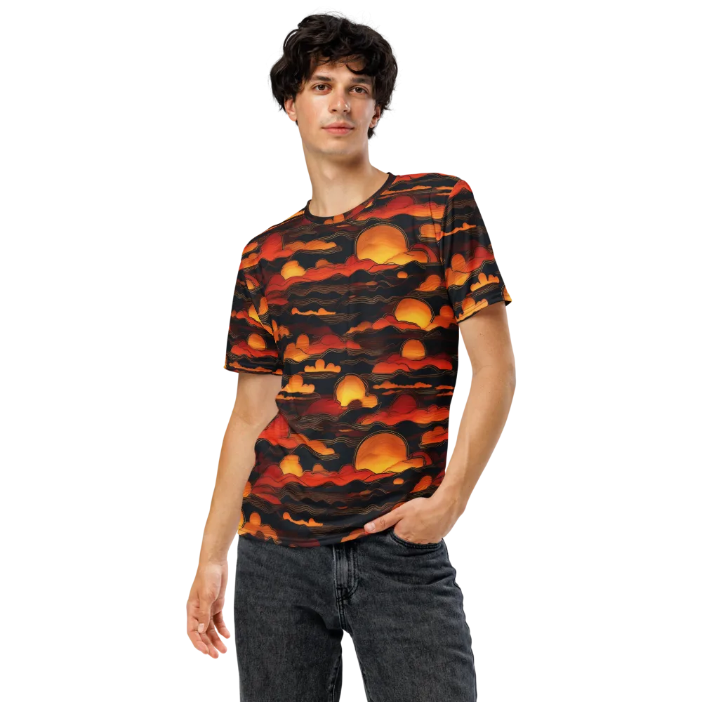 Ember Moon Tides on Men's Crew Neck T-Shirt — Front