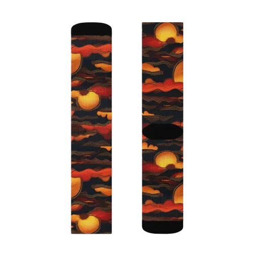 Ember Moon Tides on a Socks