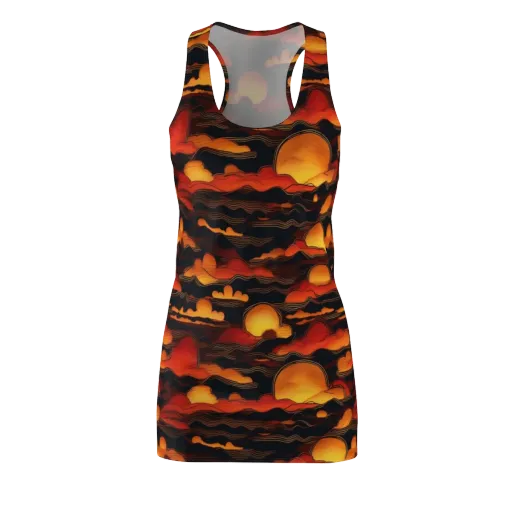 Ember Moon Tides on a Racerback Dress