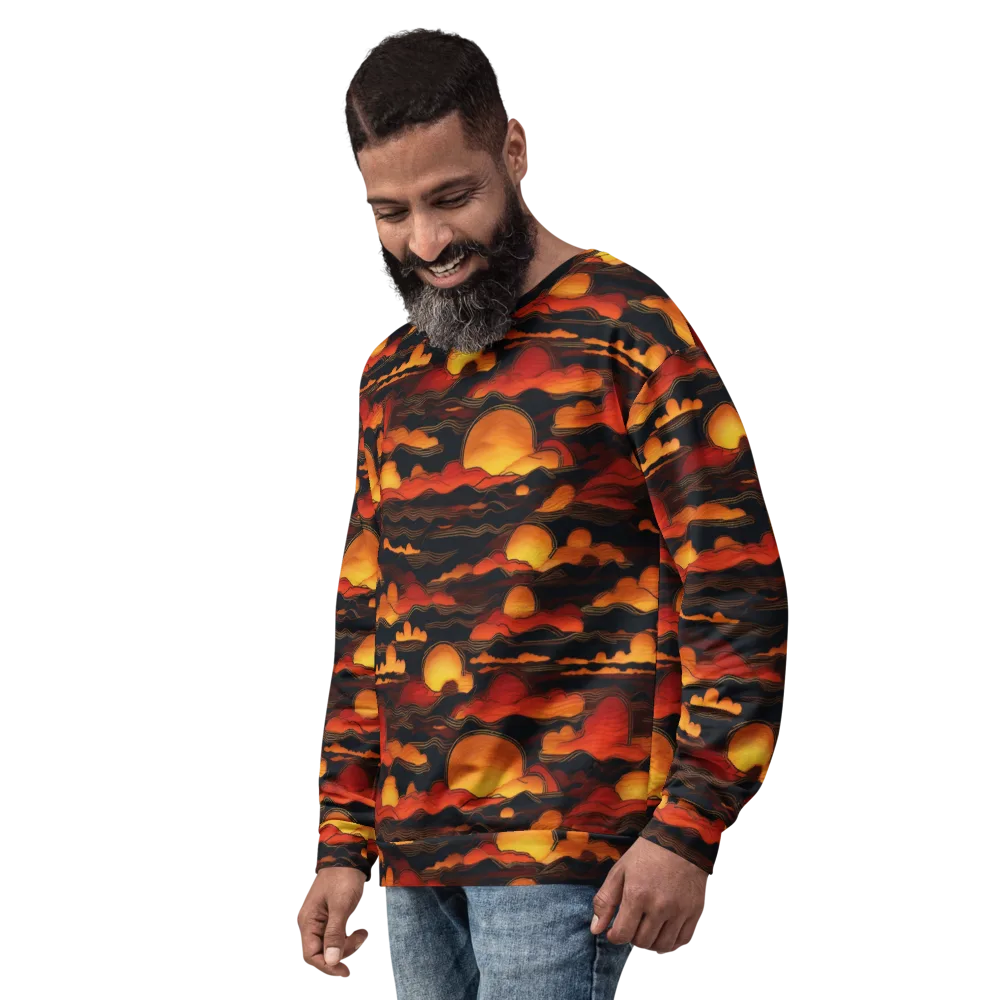Ember Moon Tides on Sweatshirt — Left Front